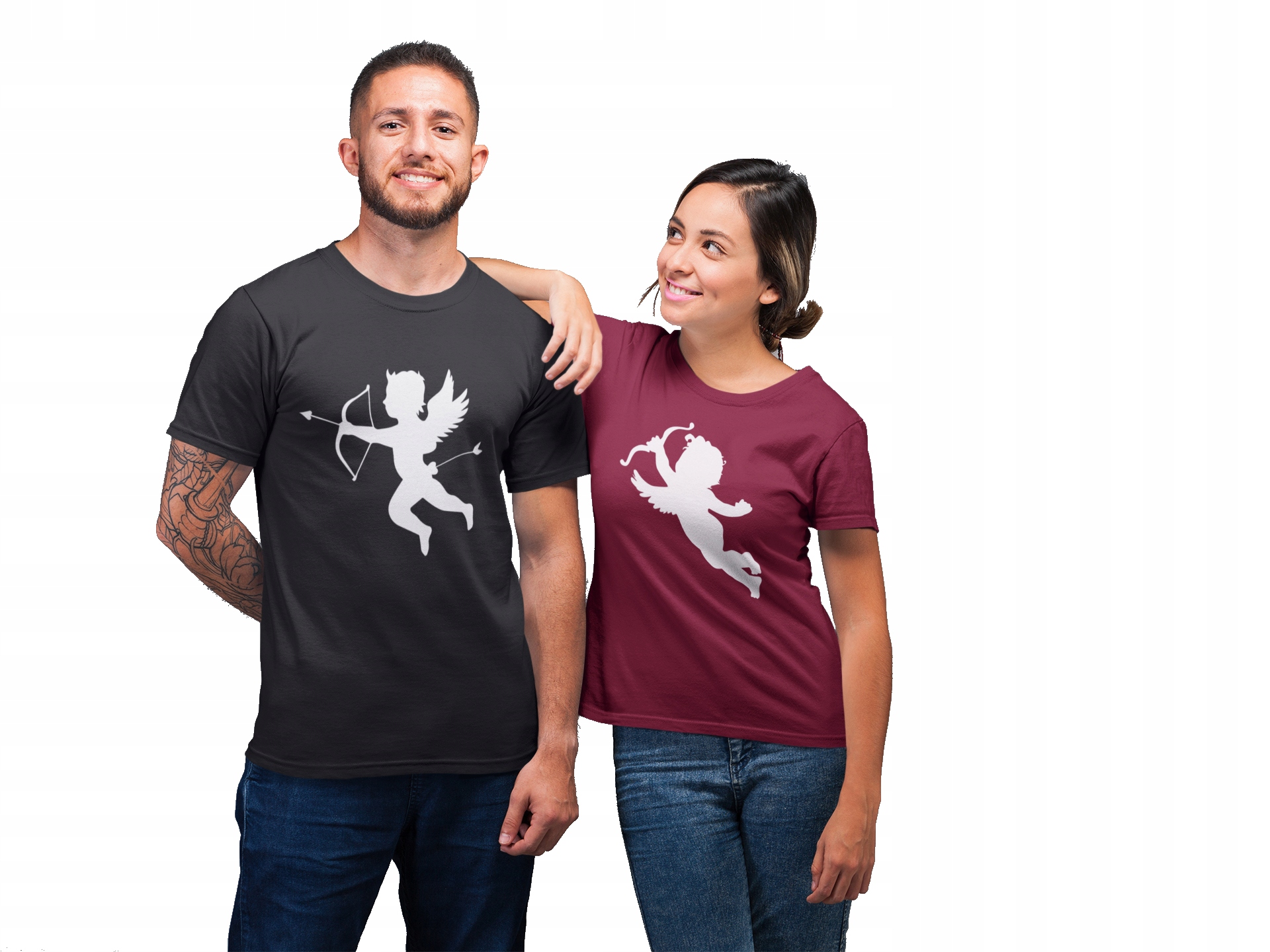 

Tshirty Dla Zakochanej Pary Amor Amorek Śmieszna