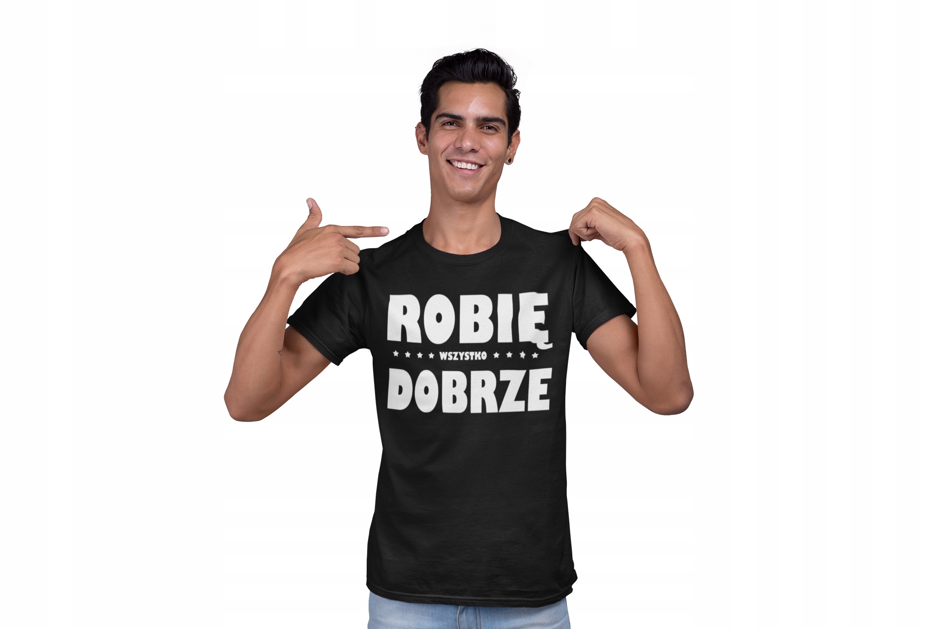 

Śmieszna Koszulka Zabawny Tshirt Robię Dobrze Hit