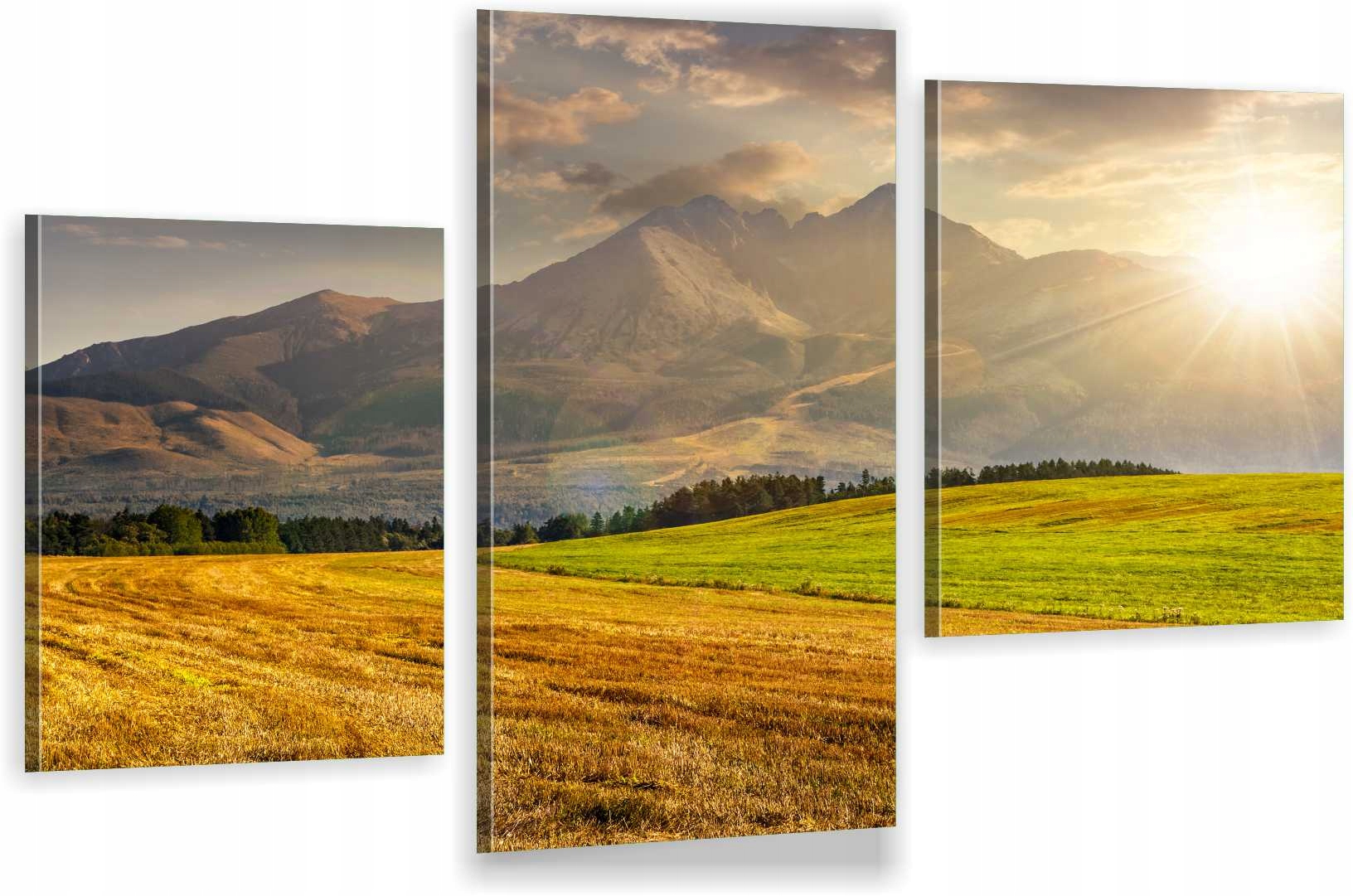 

Tryptyki Obraz Na Ścianę Widok Góry Tatry 800 Wz