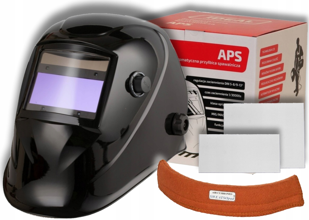 

Przyłbica automatyczna APS-510G Black Ideal Weldas