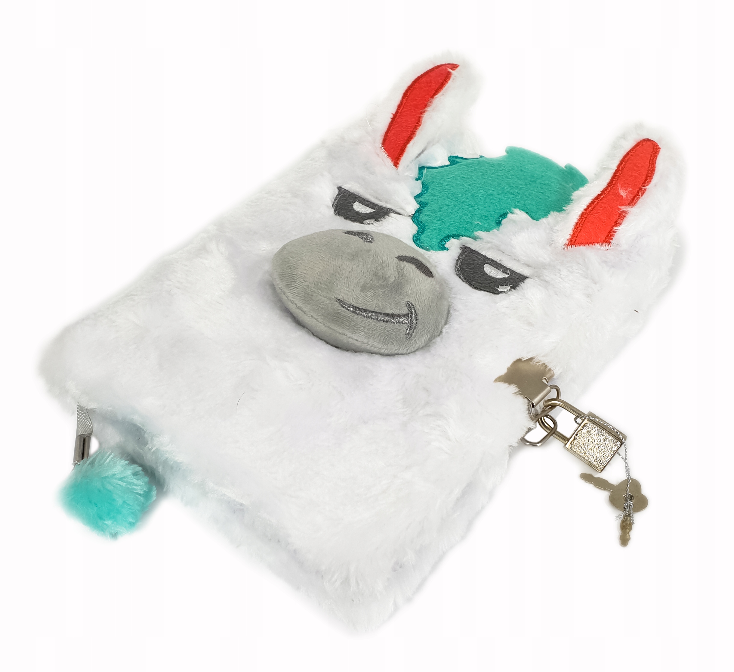 PAMIĘTNIK NA KŁÓDKĘ NOTES WŁOCHACZ PLUSZOWY LAMA Marka St. Majewski