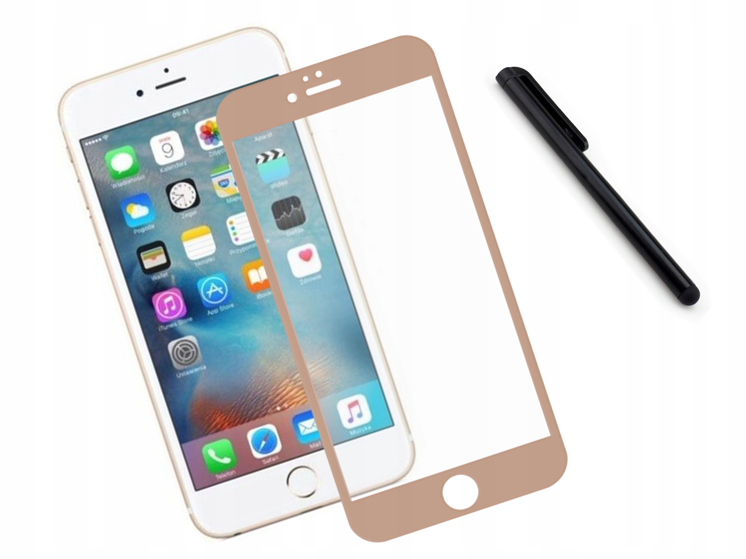 

Szkło ochronne Apple iPhone 6 Plus 5,5 cala Złote