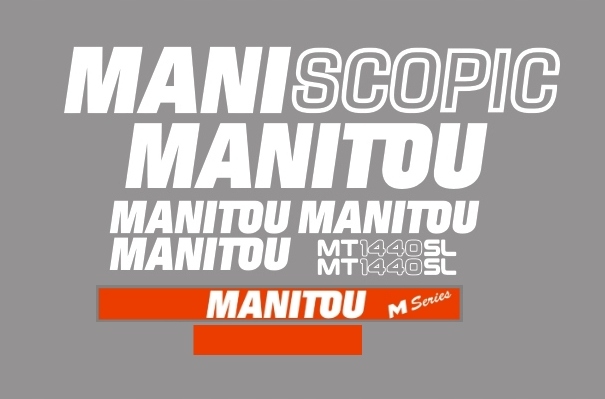 Samolepky Manitou Maniscopic Mt 1440 Sl