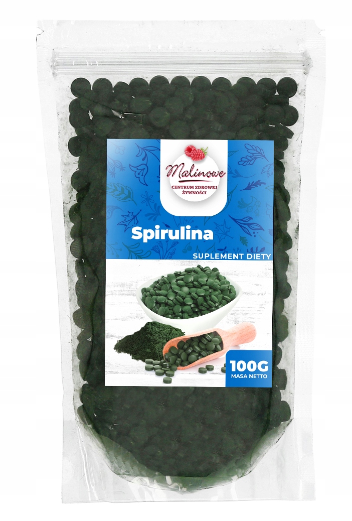 

Spirulina Tabletki 400 Szt Algi 100g