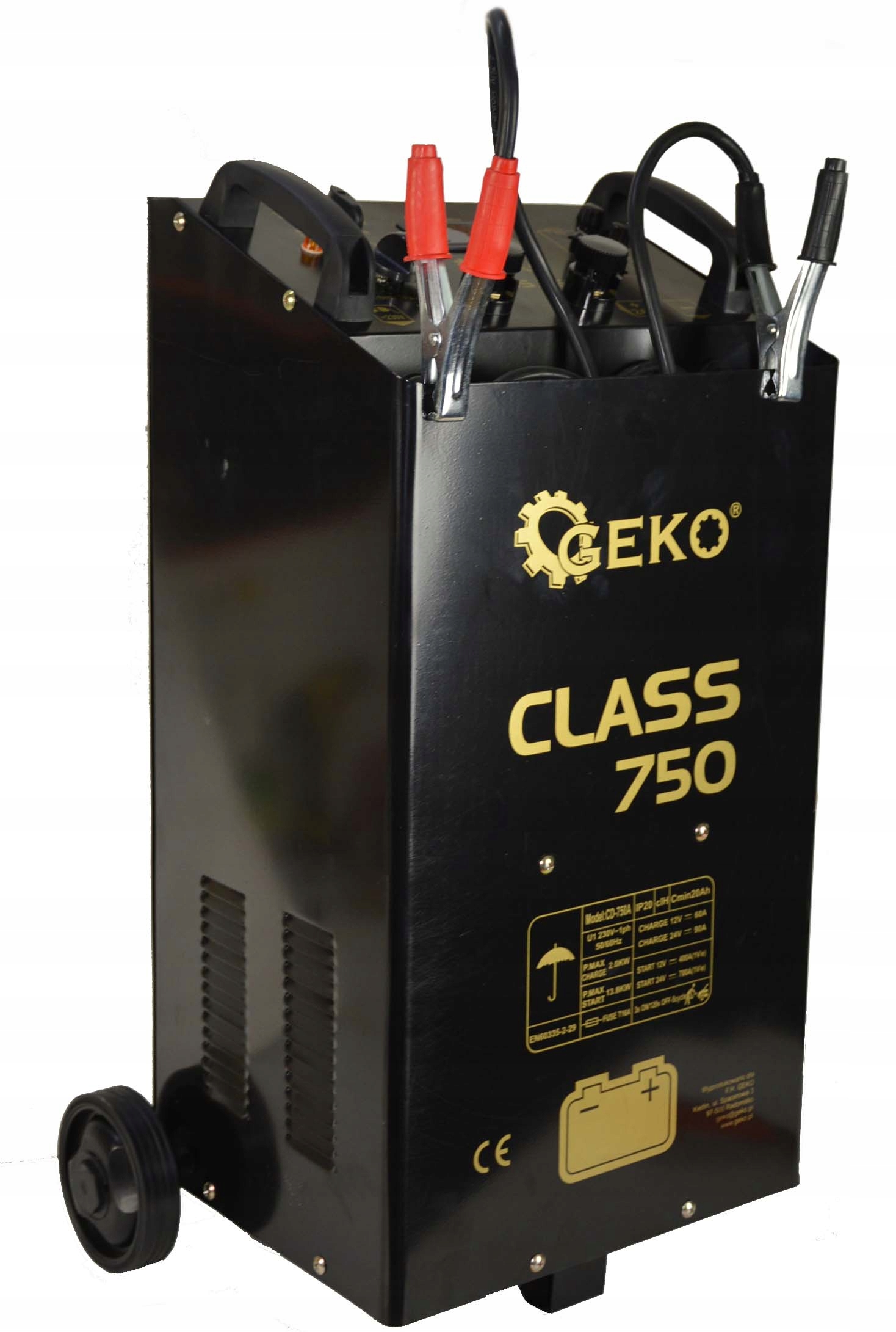 PROSTOWNIK Z ROZRUCHEM CLASS 750 WYŚWIETLACZ LCD ROZRUCH 700A GEKO Marka Geko