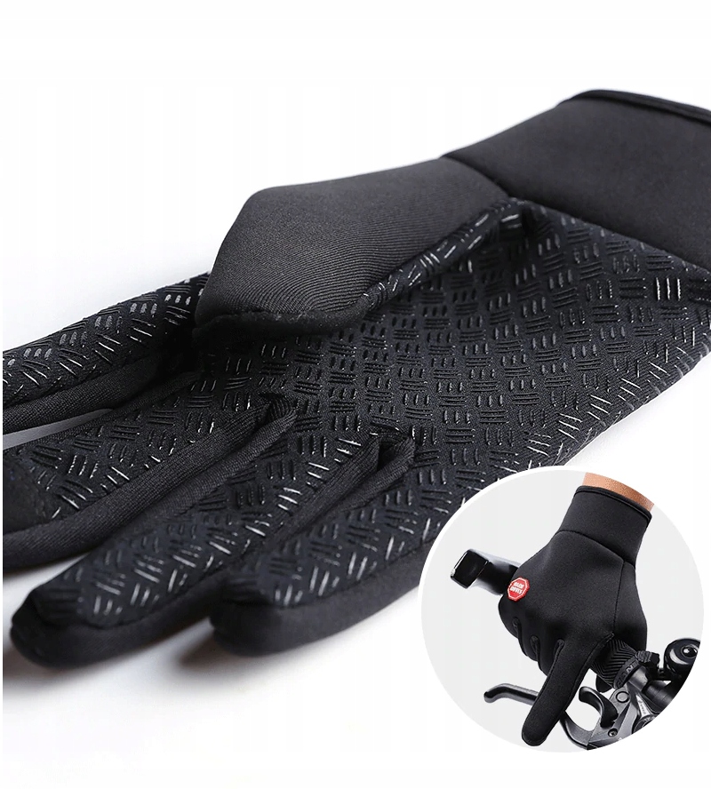 RĘKAWICZKI DOTYKOWE NA ROWER SURVIVAL ROWEROWE ZIMOWE DO BIEGANIA SMART XXL Marka Reverse