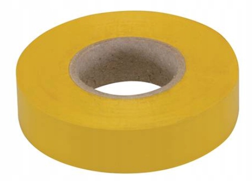 

Taśma Izolacyjna 19 mm x 33 m Żółta
