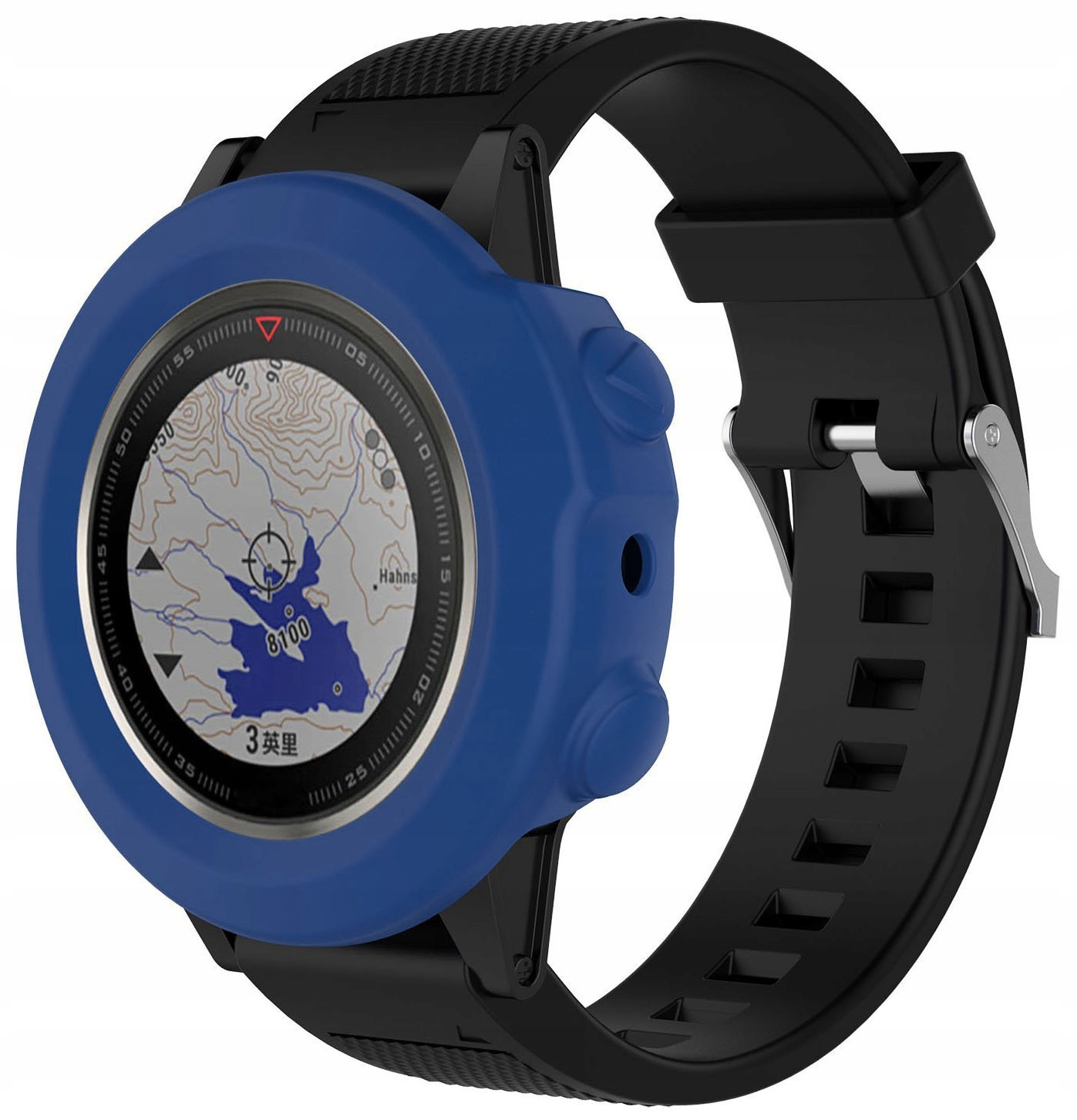 

Blue Etui Case do Garmin Fenix 5 X 5X Z Zaślepką