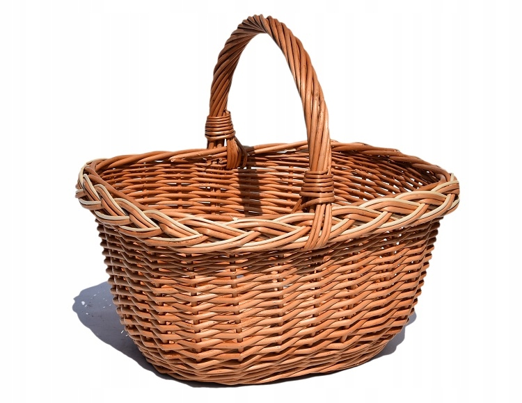 

Kosz na zakupy Wiklina koszyk na grzyby