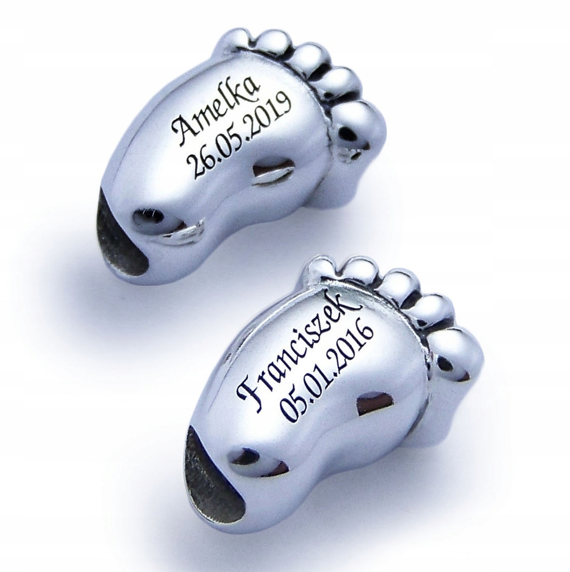 

Charms srebro 925 koralik do bransoletki + Grawer