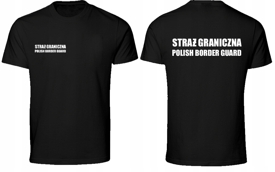 

Koszulka z nadrukiem Straż Graniczna, S-xxl