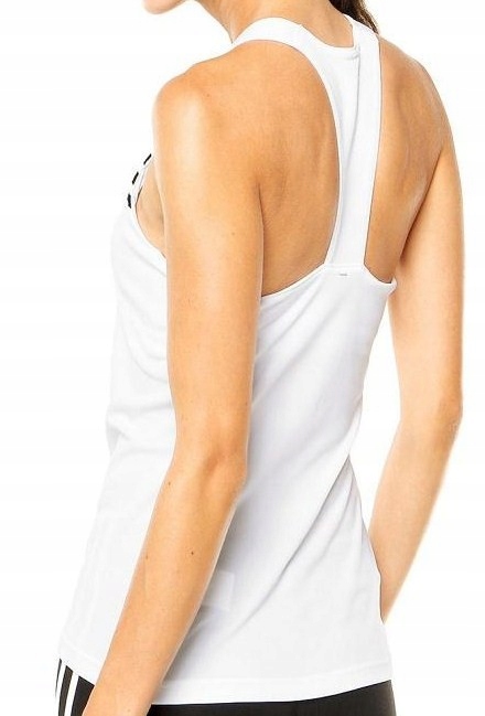ADIDAS RESPONSE koszulka FITNESS ze stanikiem - L Kolor dominujący biały