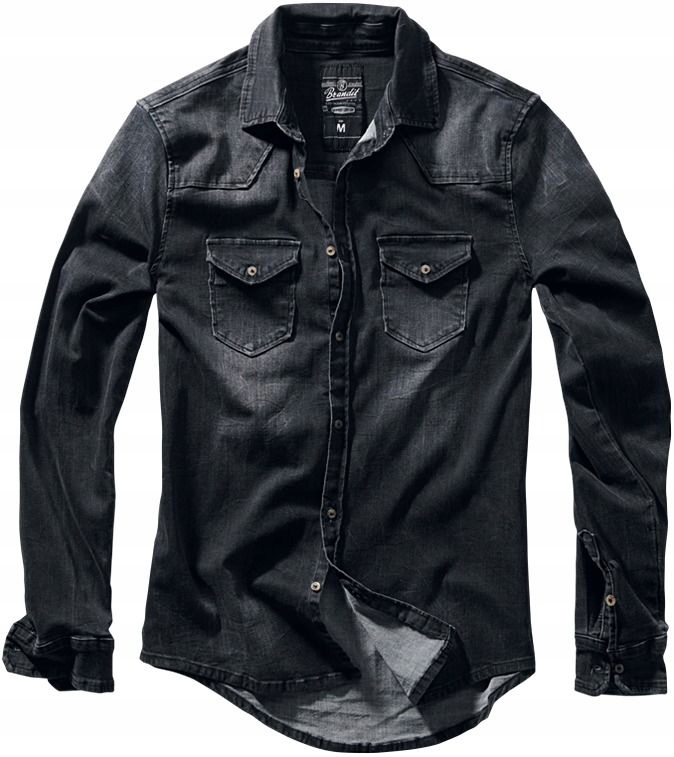 

Koszula Brandit Riley Denim Shirt black XL