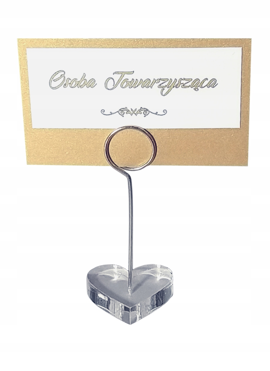 

Stojaki na winietki - serce