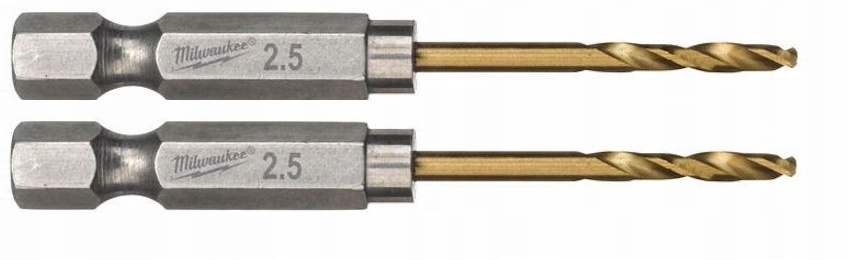 

Milwaukee Wiertło Do Metalu Hss-g Tin 2,5mm 2szt