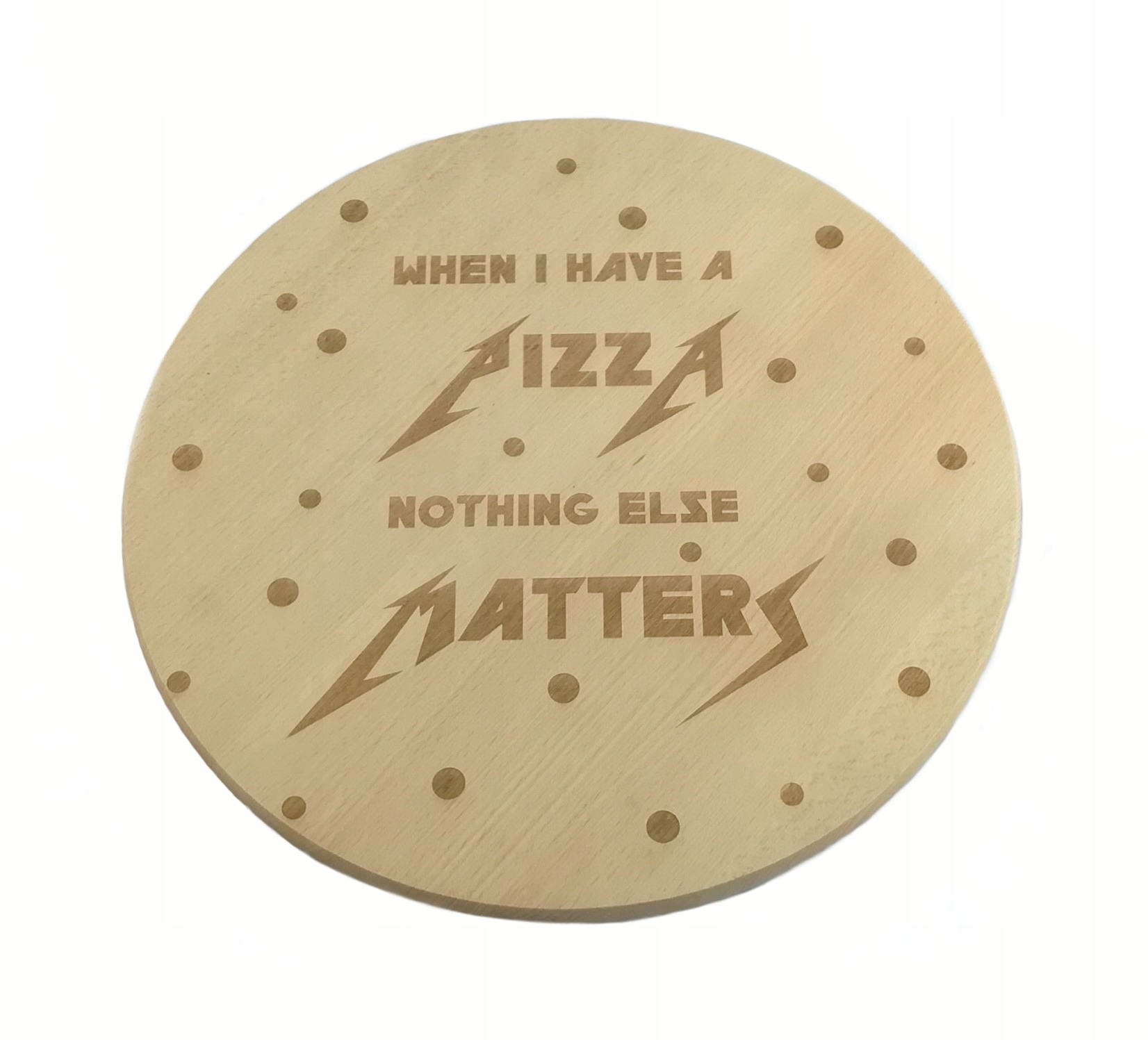 DESKA DO PIZZY OBROTOWA Z TWOIM GRAWEREM 35 CM