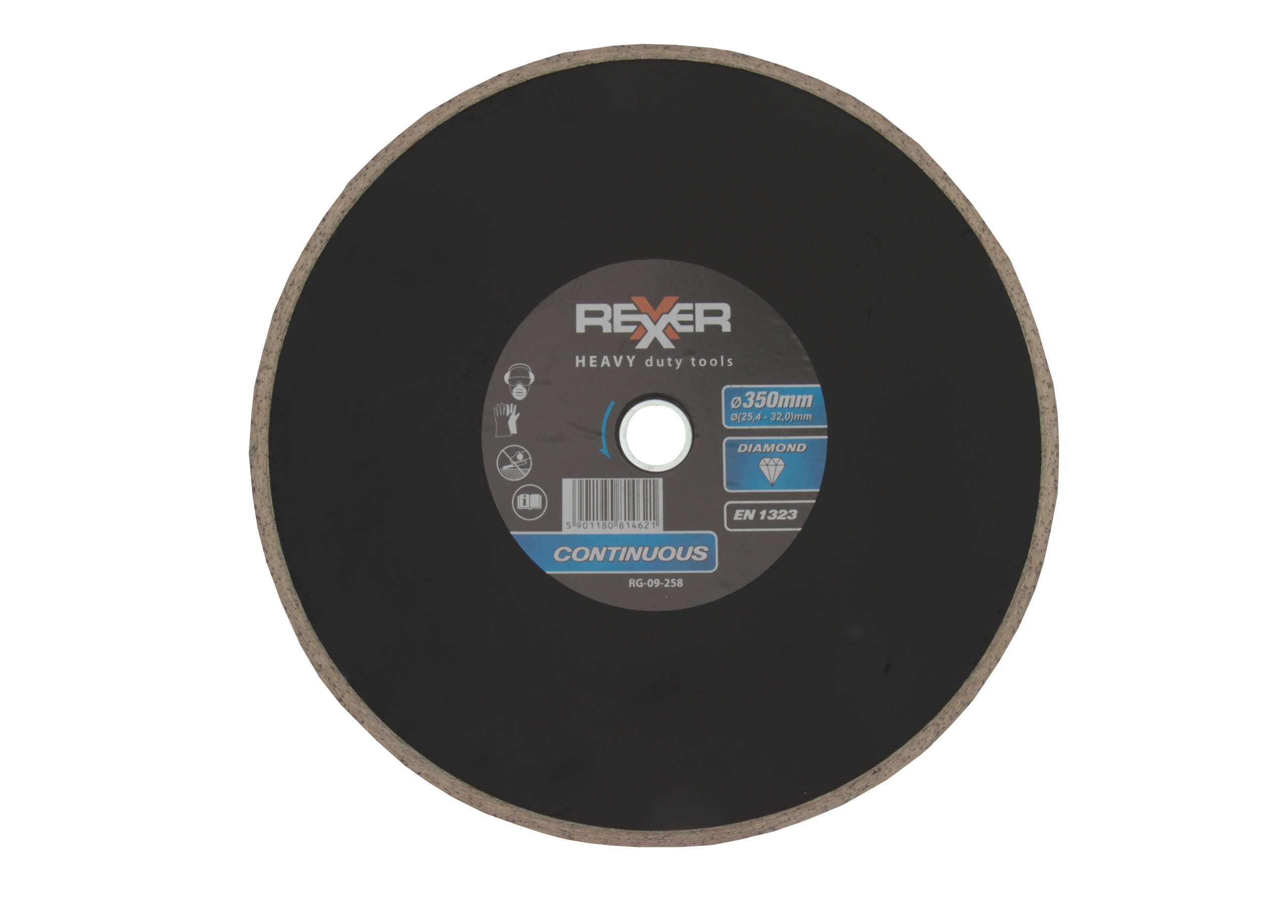 Diamantový Kotouč Na Kámen Kostky Keramiky 350 mm 25.4 MM Plný