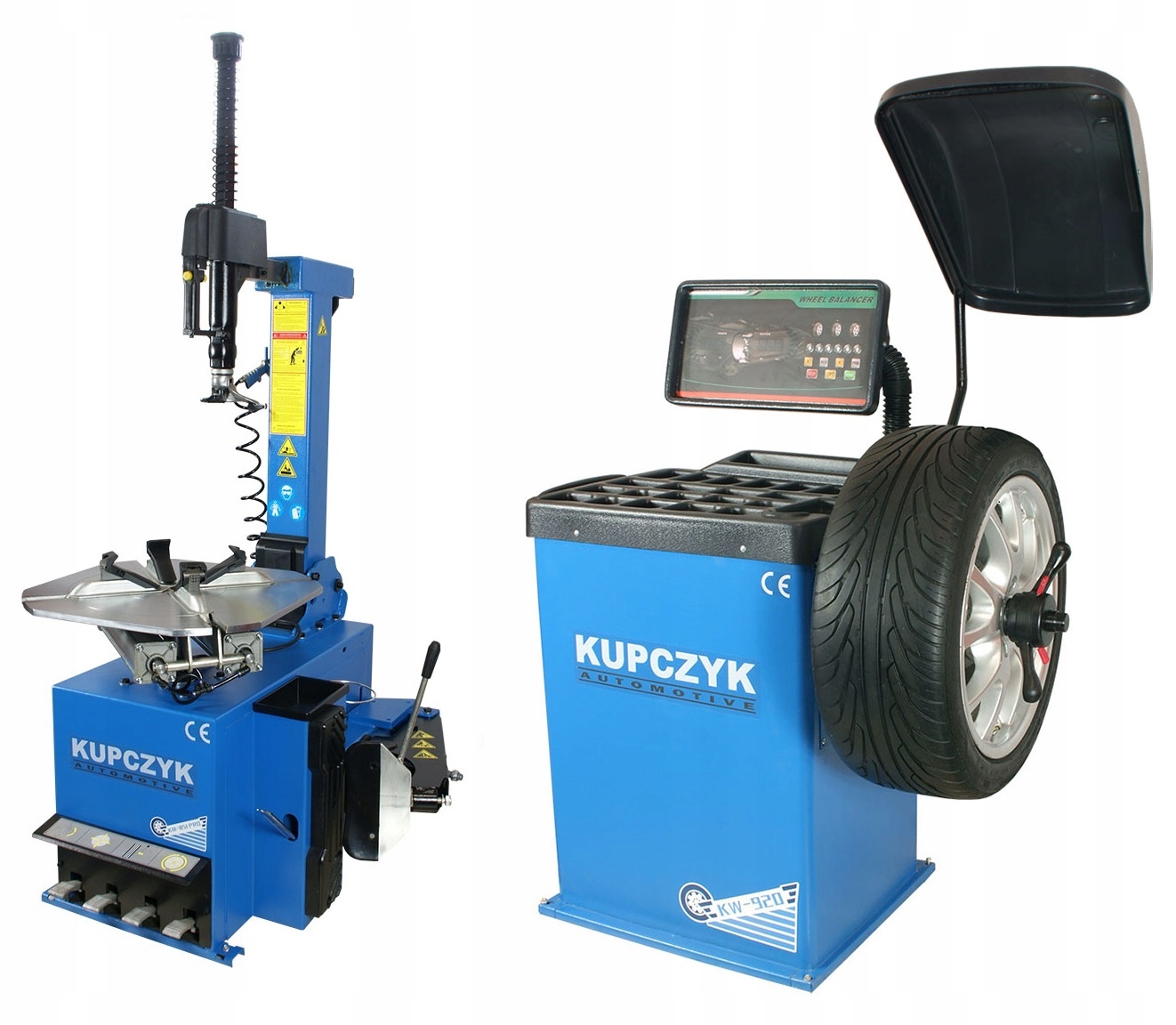 Montazownica do kol KM 851 Wywazarka KW920 Kupczyk