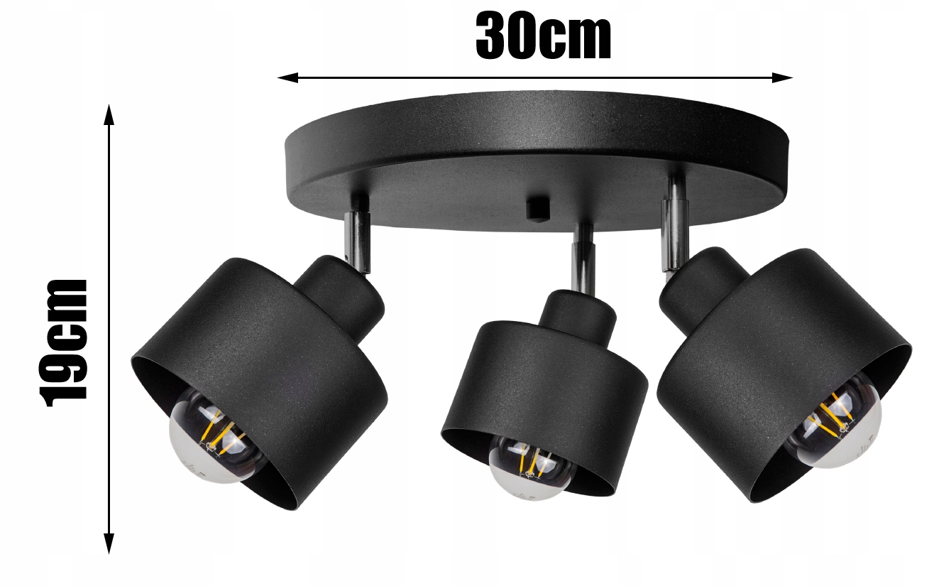 LAMPA SUFITOWA PLAFON ŻYRANDOL LOFT EDISON LED EAN (GTIN) 5905475372148