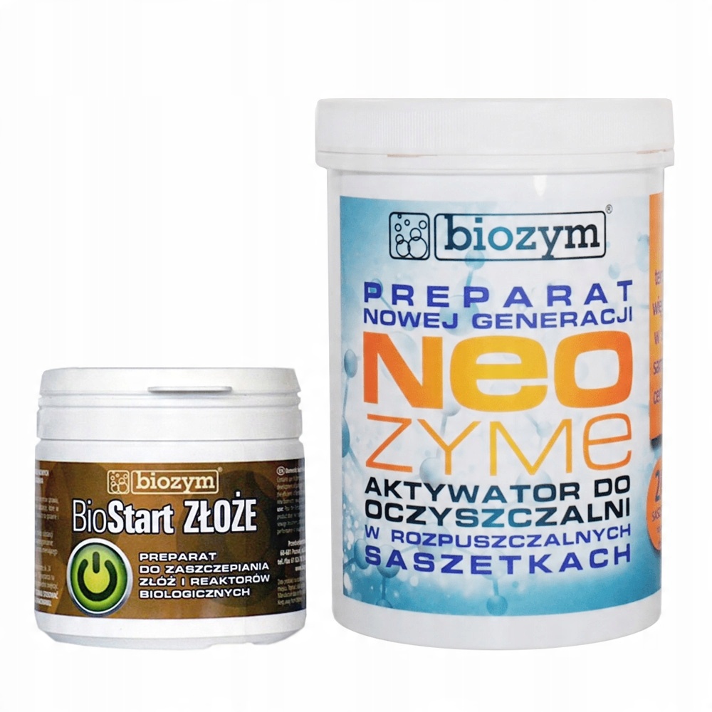 

BioStart Złoże Neozyme Bakterie do Oczyszczalni