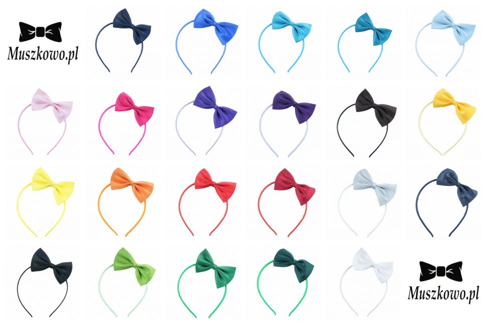 Muszka dziecięca GŁADKA MATOWA dla chłopca 1-8 lat Materiał dominujący poliester