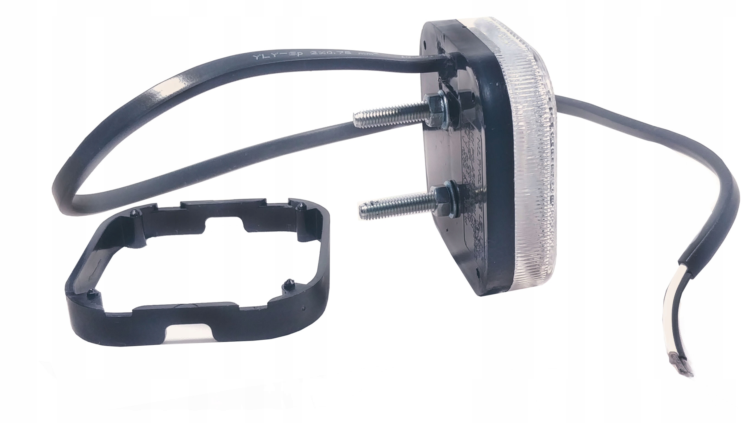 LAMPA OBRYSOWA PRZEDNIA Z ODBLASKIEM LED FT-027B NACZEPA LAWETA PRZYCZEPA Producent części Fristom