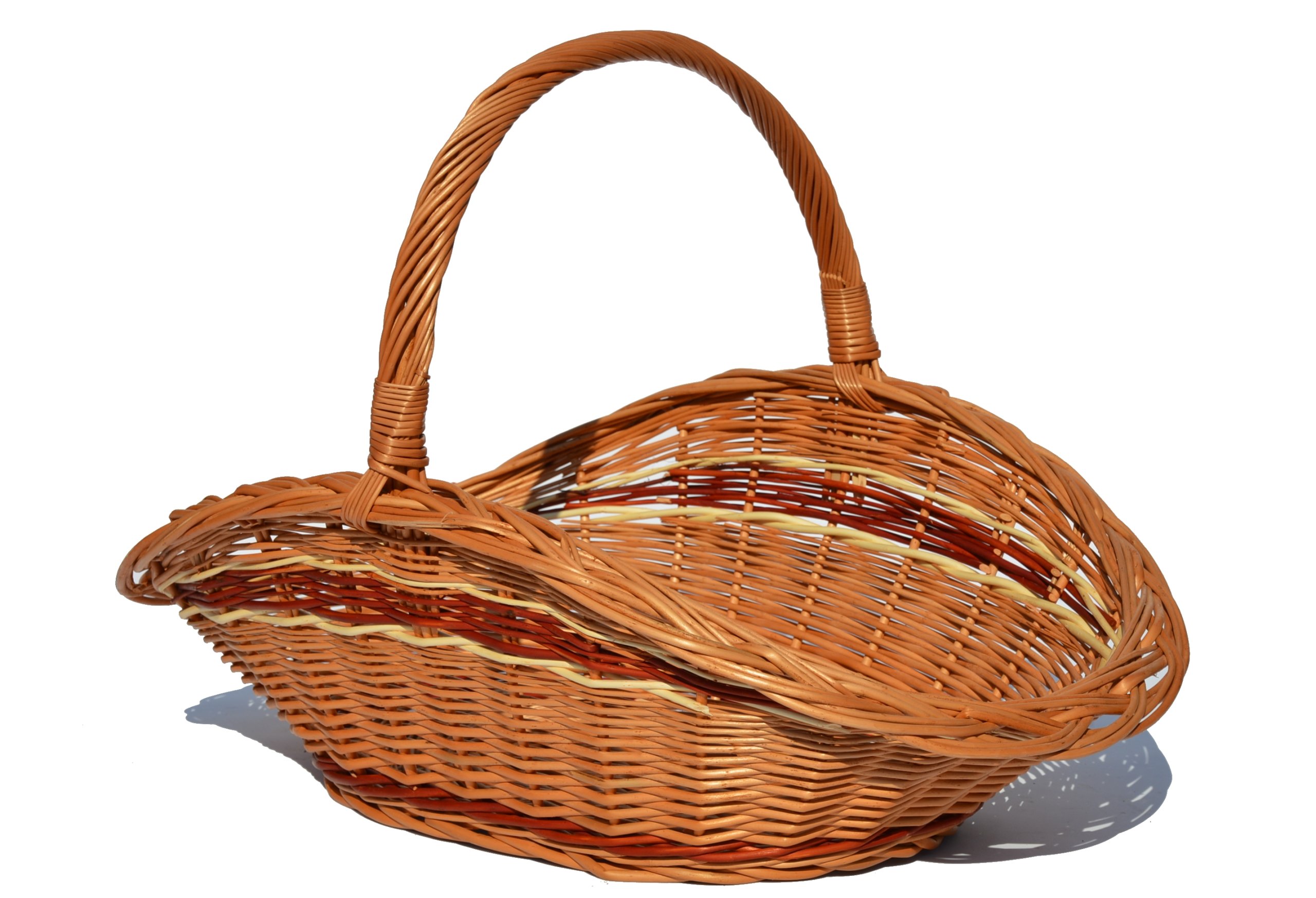 Proutěný koš na dřevo do krbu 61 cm Wiklina