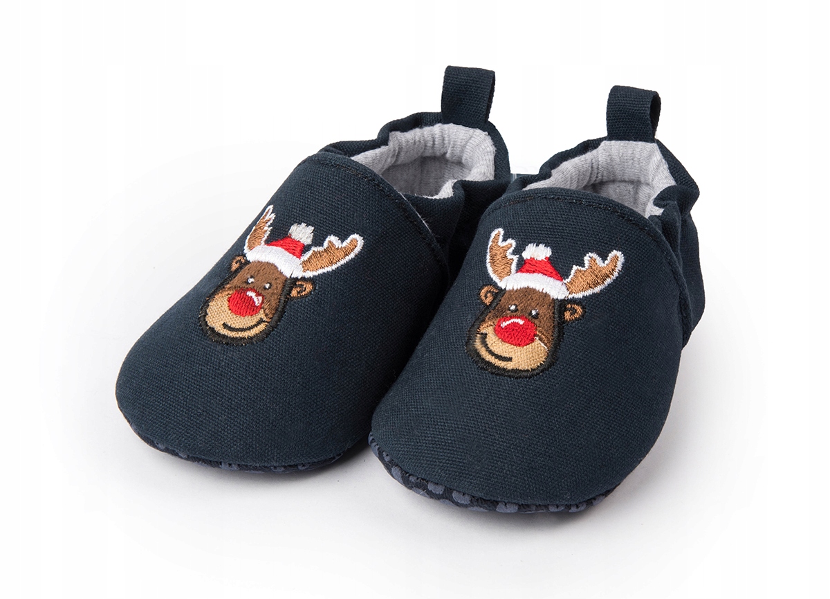 ŚWIĄTECZNE NIEMOWLĘCE BUCIKI NIECHODKI RUDOLF 6-12 Marka Inna marka