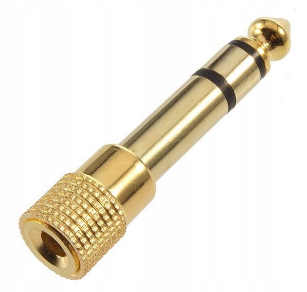 

Adapter Przejściówka Mini Jack 3,5mm 6,3mm