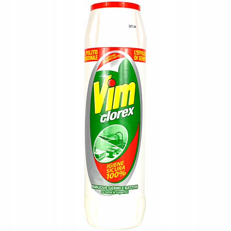 

VIM Clorex proszek usuwa brud, zarazki i bakterie