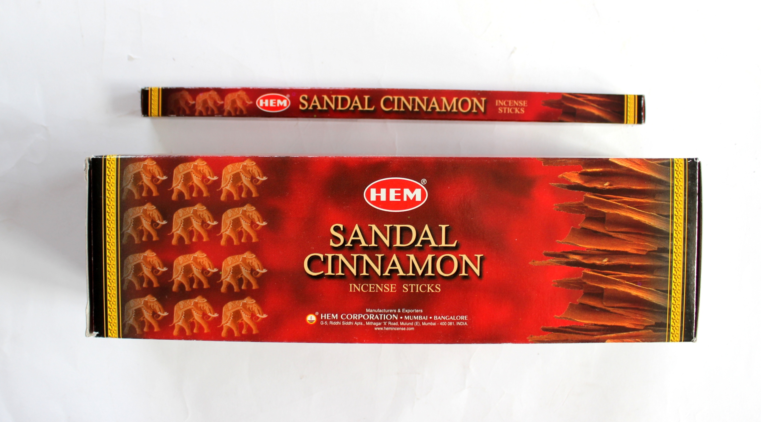 KADZIDEŁKA HEM SANDAL CINNAMON 8sztuk Marka HEM