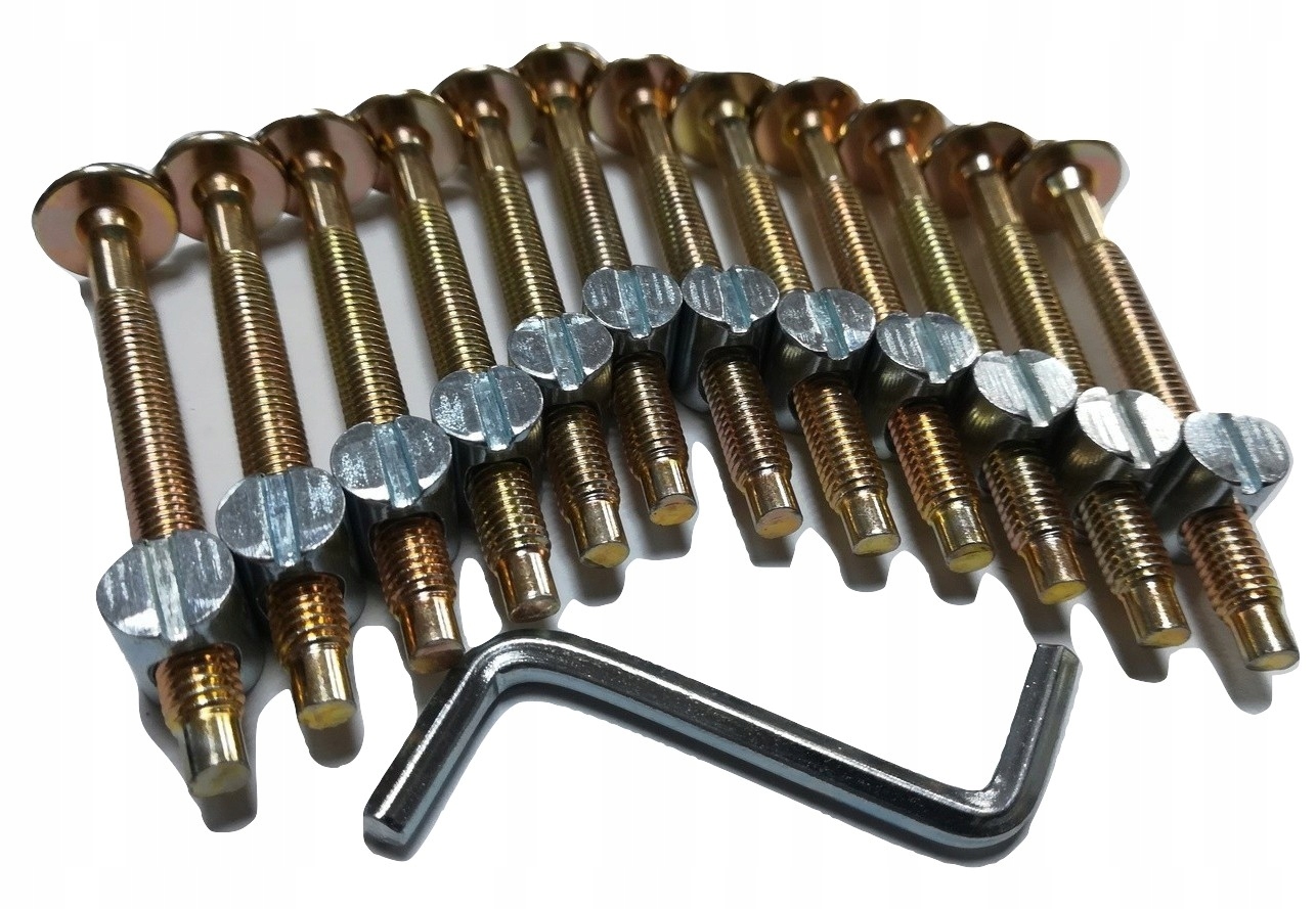 12 szt ŚRUBKI ŚRUBY DO ŁÓŻECZKA + GRATIS Kod producenta 003