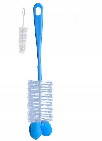 BabyOno Szczotka do Butelek Gąbka 720 Niebieska