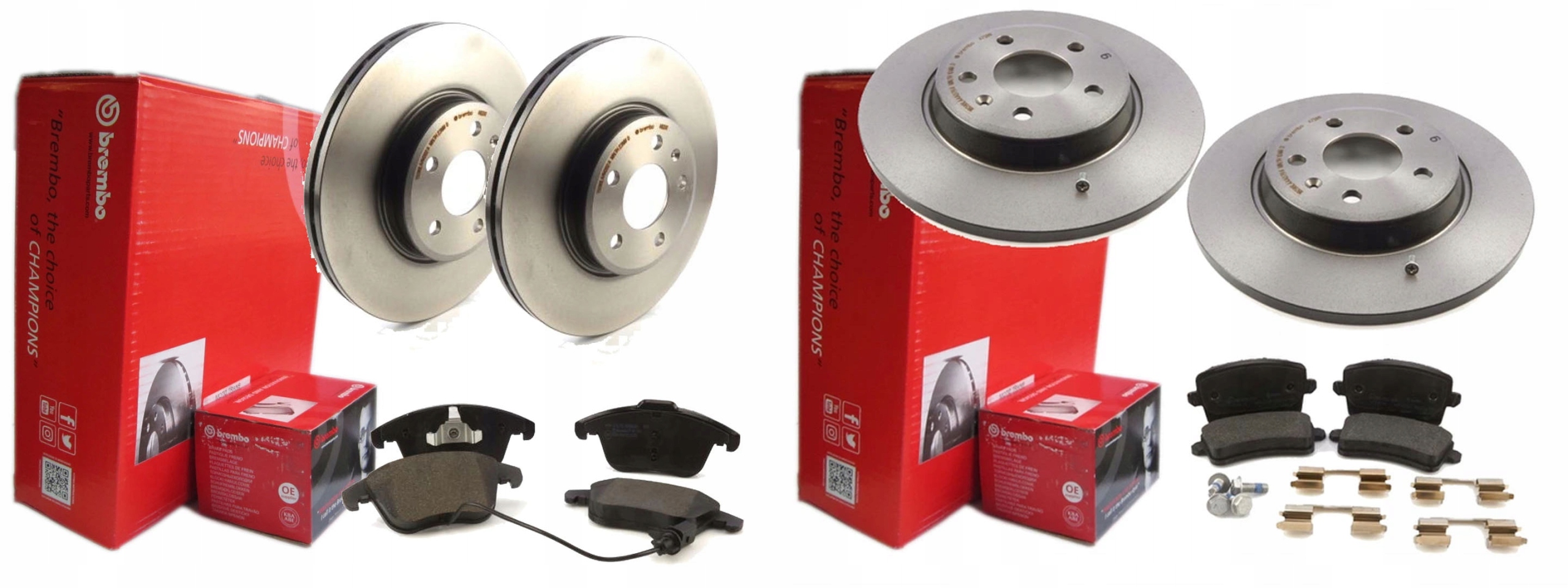 

Tarcze Klocki Brembo Przód Tył Audi A4 B8 314MM
