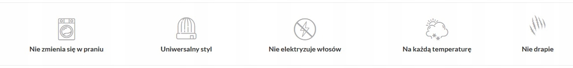 KOMIN MĘSKI ZIMOWY tuba PAMAMI granat luźny 15100 Materiał dominujący akryl