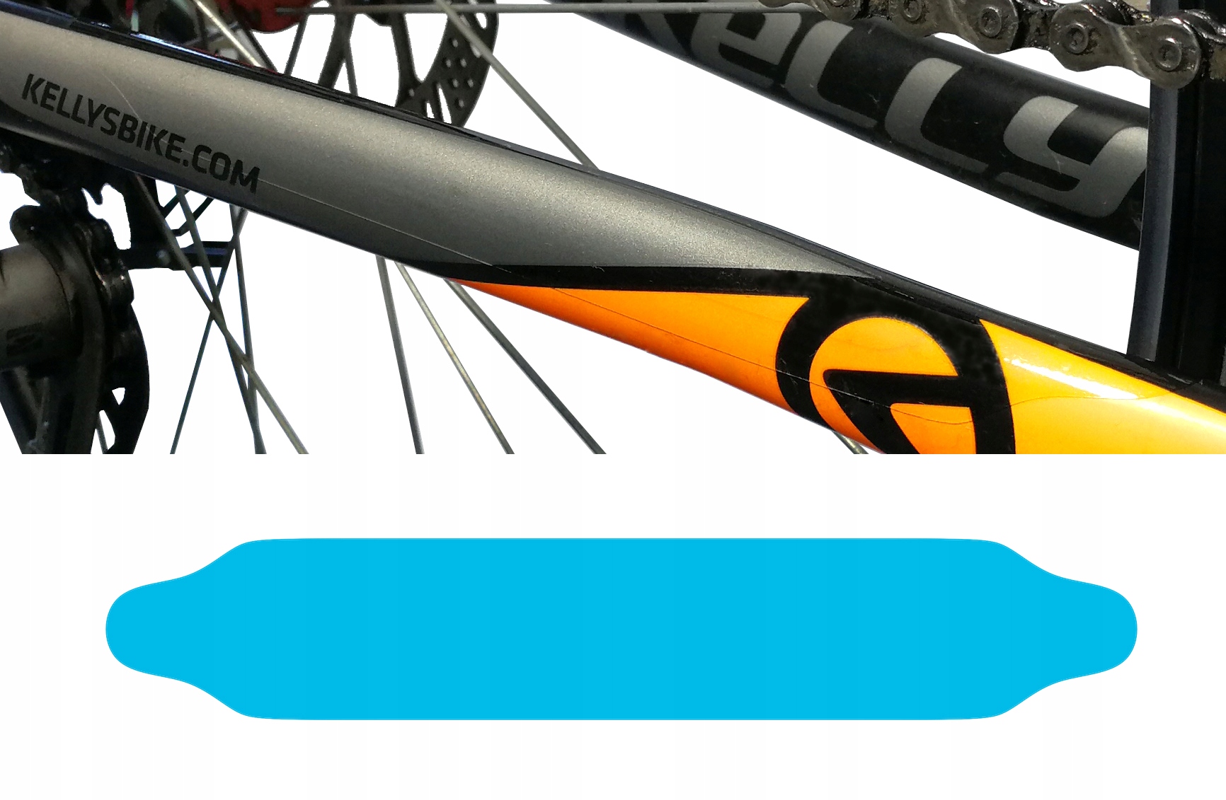 

BikeGuard Bezbarwna Osłona Pod Łańcuch 23cm