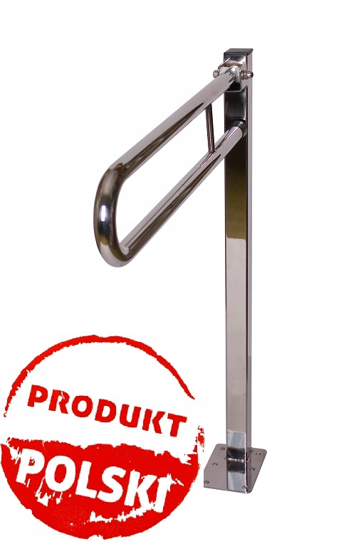 Poręcz Uchylna Podłogowa 60cm dla niepełnosprawnych Produkt Polski Jakość