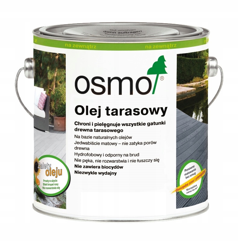 Osmo 007 Olej do tarasu,tarasowy,drewna 0,125LTeak EAN (GTIN) 4006850865956