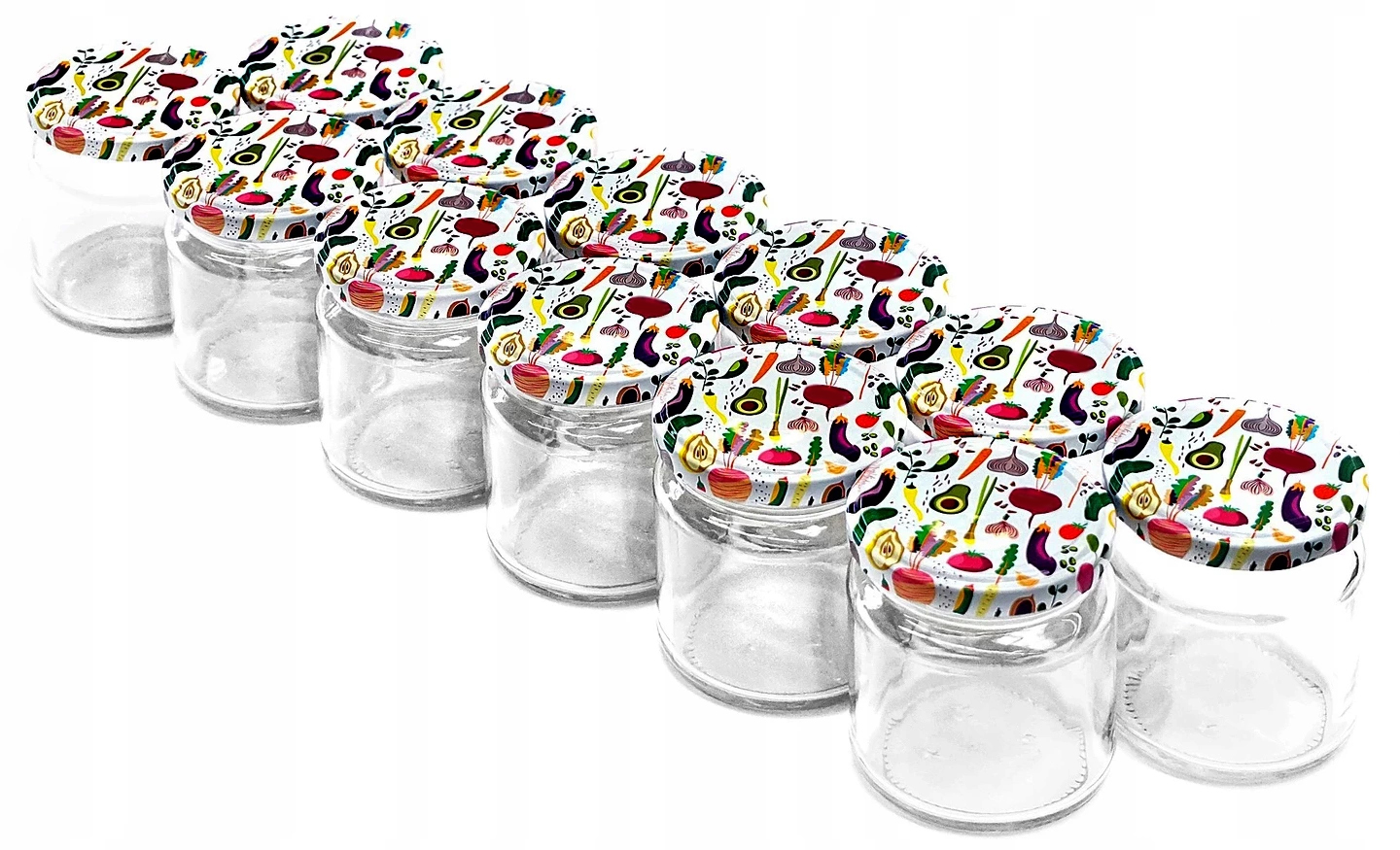 

słoiki 10szt 220ml zakrętki warzywa Słoik 212ml
