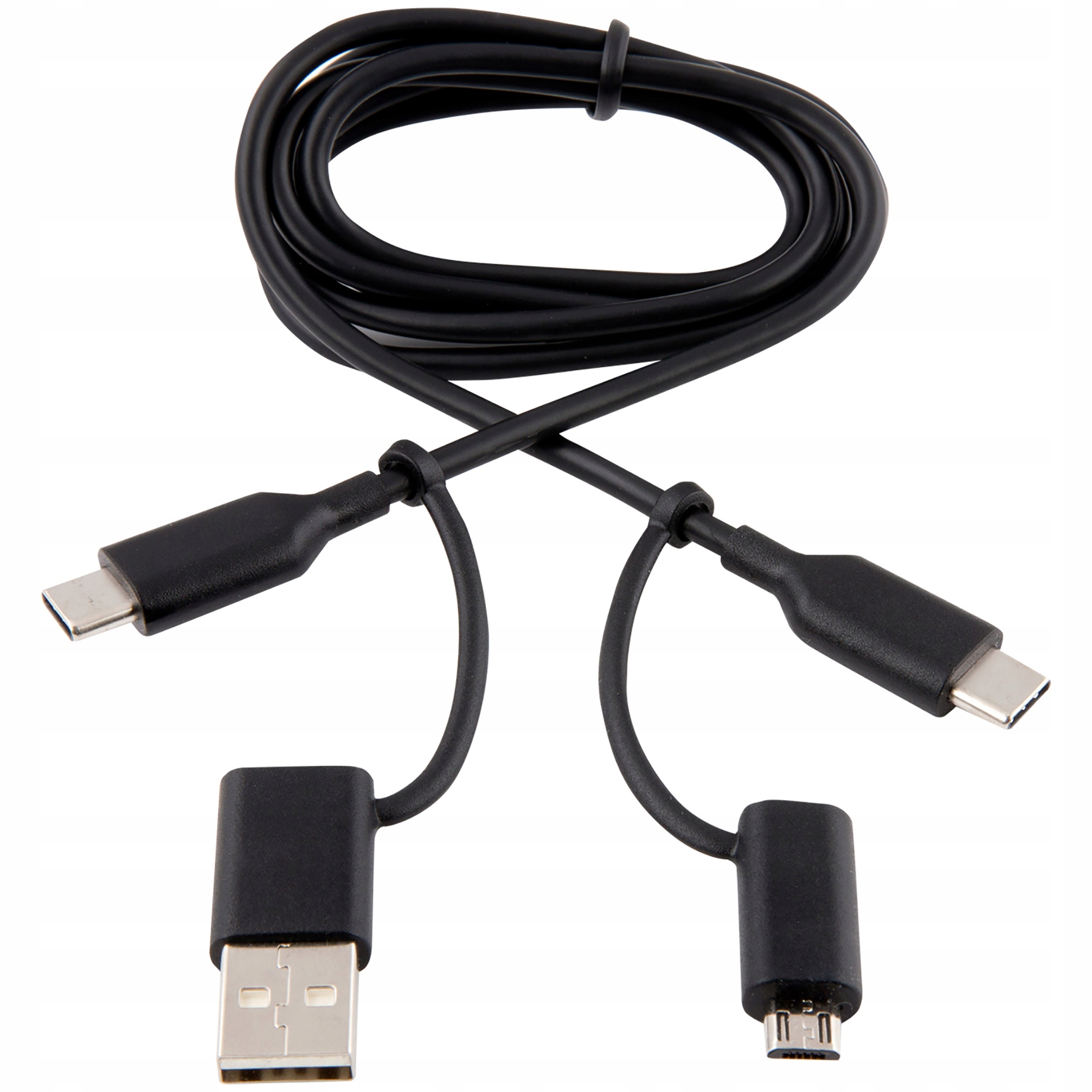 

Kabel Sencor 3w1 micro Usb-c Usb-a microUSB 1m