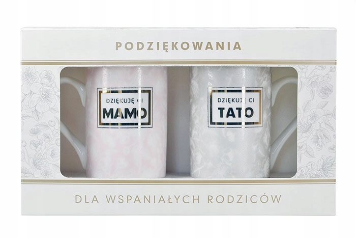 

Kpl. Kubków Kubek Mamo/ Tato Dziękuję Za Miłość...
