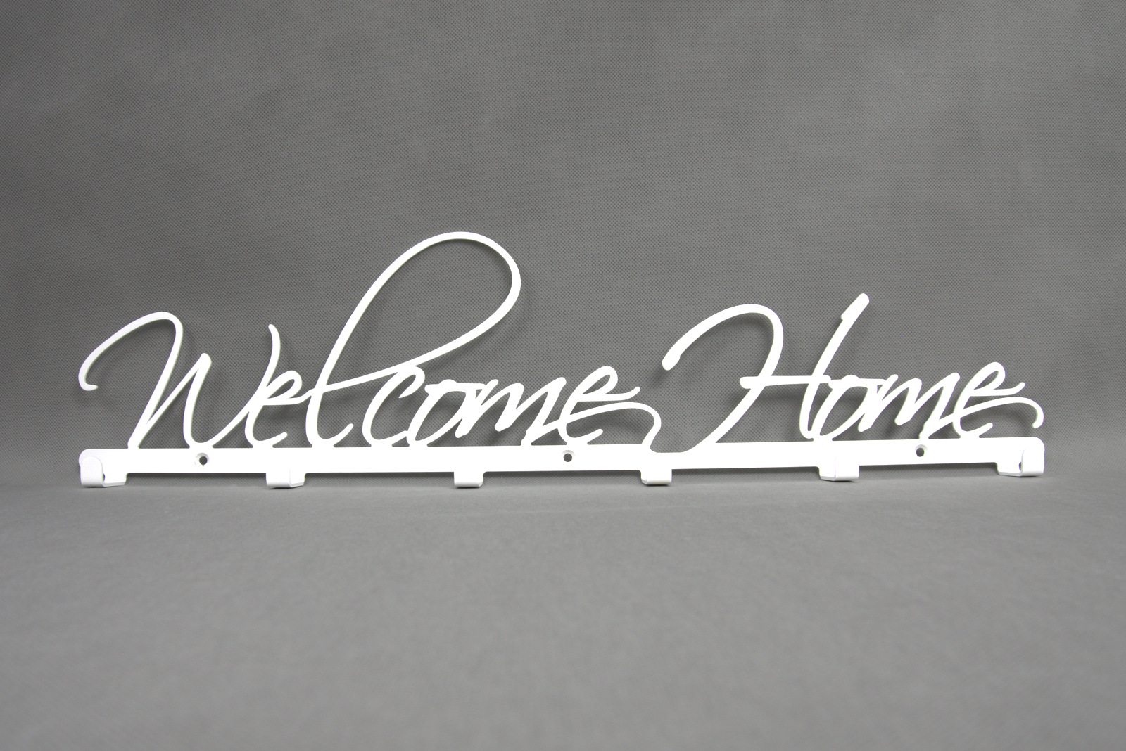 Wieszak ścienny na ubrania , klucze Welcome Home Materiał Metal