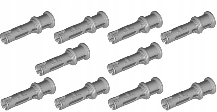 4You LEGO -Technic 32054 PIN STOP J. SZARY (10szt)