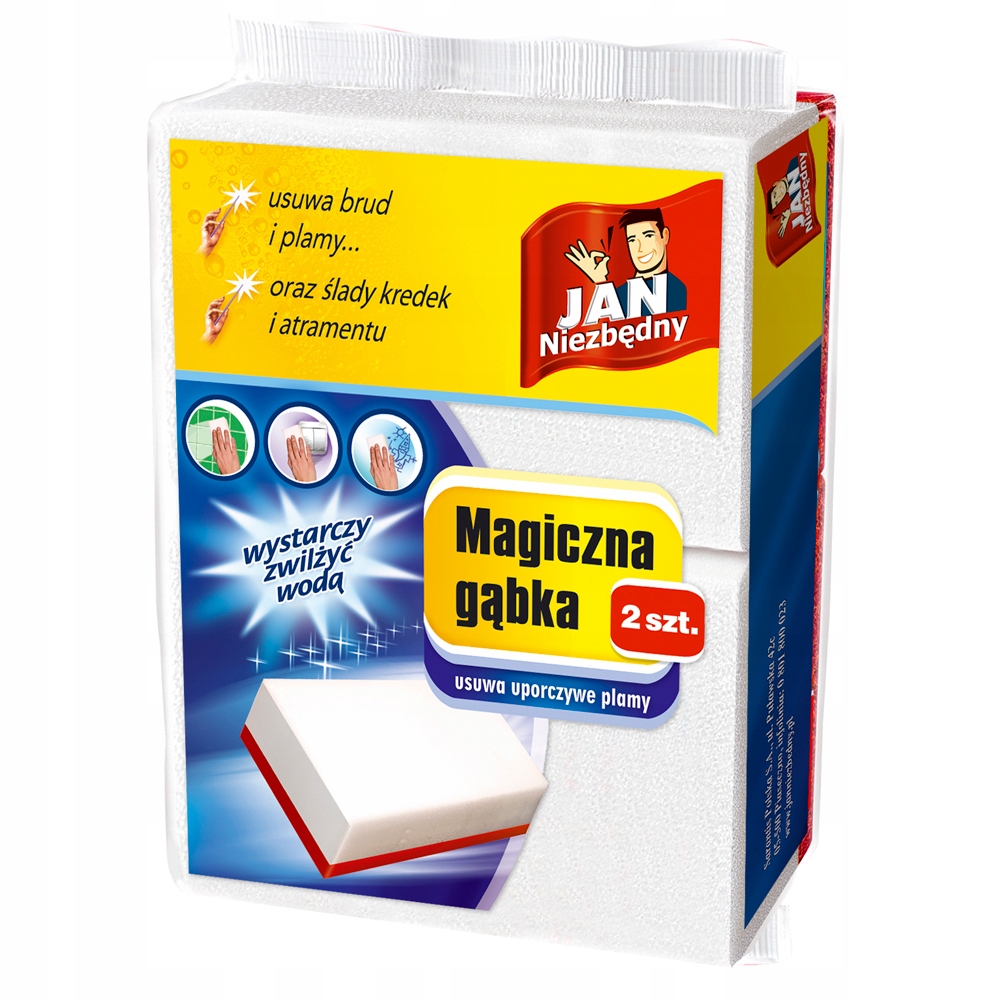 

Magiczna gąbka Jan Niezbędny biała 2szt.