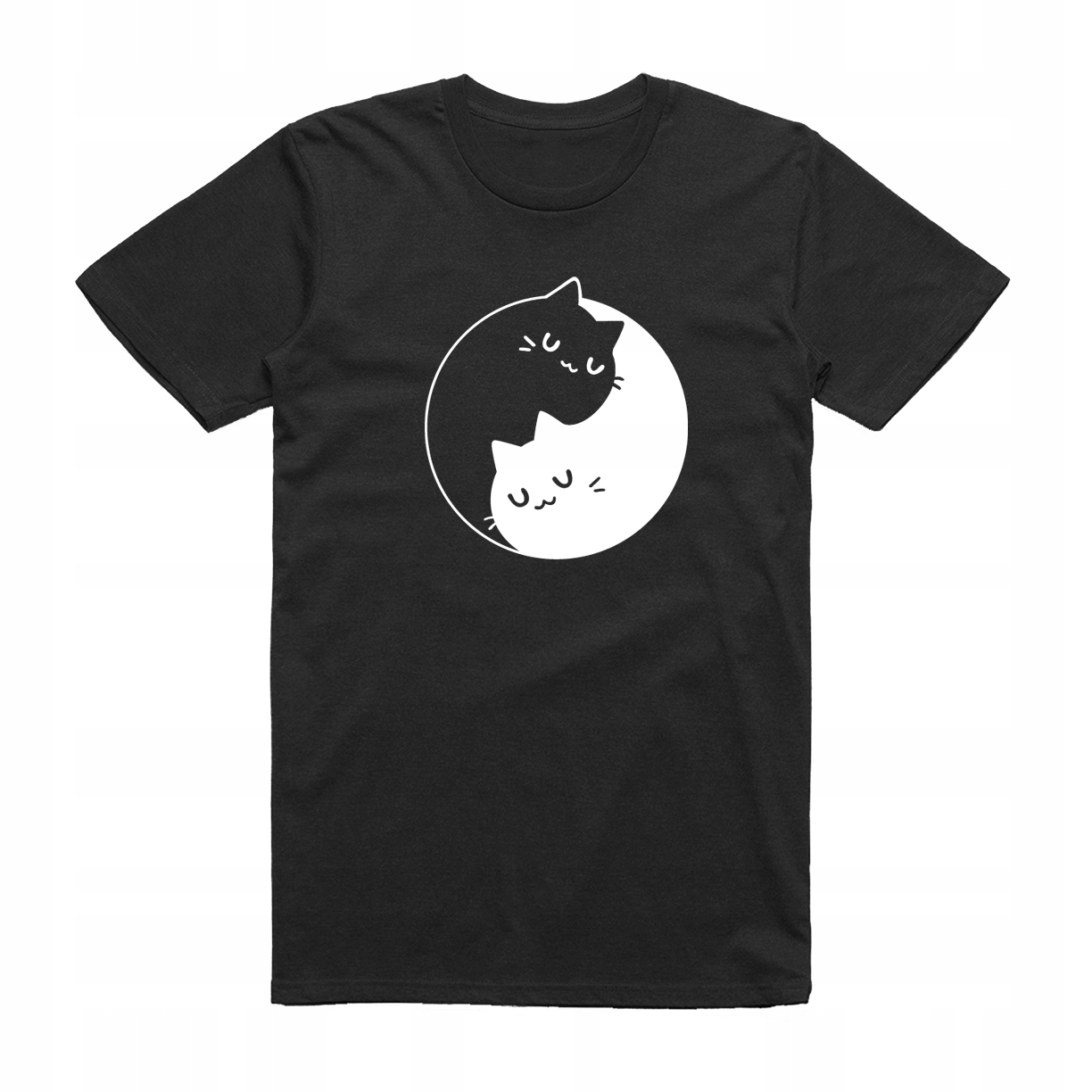

L - Koszulka T-shirt Koty Kot Koci Yin Yang Cat