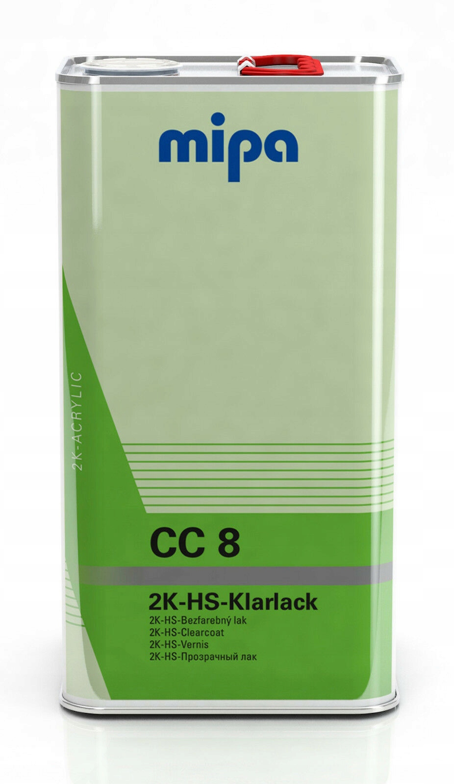Lakier bezbarwny Mipa 2K HS CC8 Utwardzacz 7 5L Packaging Volume 7500 ml