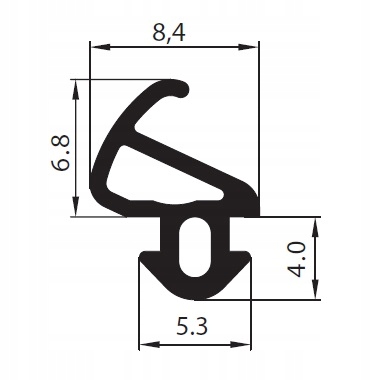Uszczelka do okna okien okienna S-900 LB Marka inna