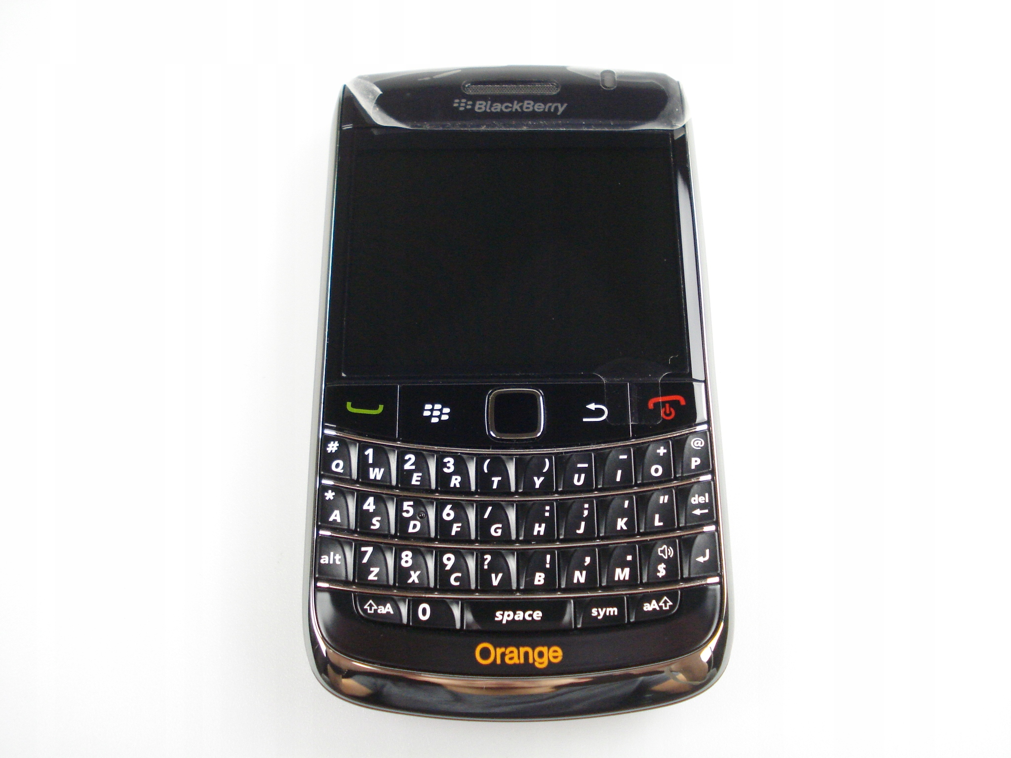 100% новий RU DYST BlackBerry BOLD 9700 Чорний Матеріал скло пластик