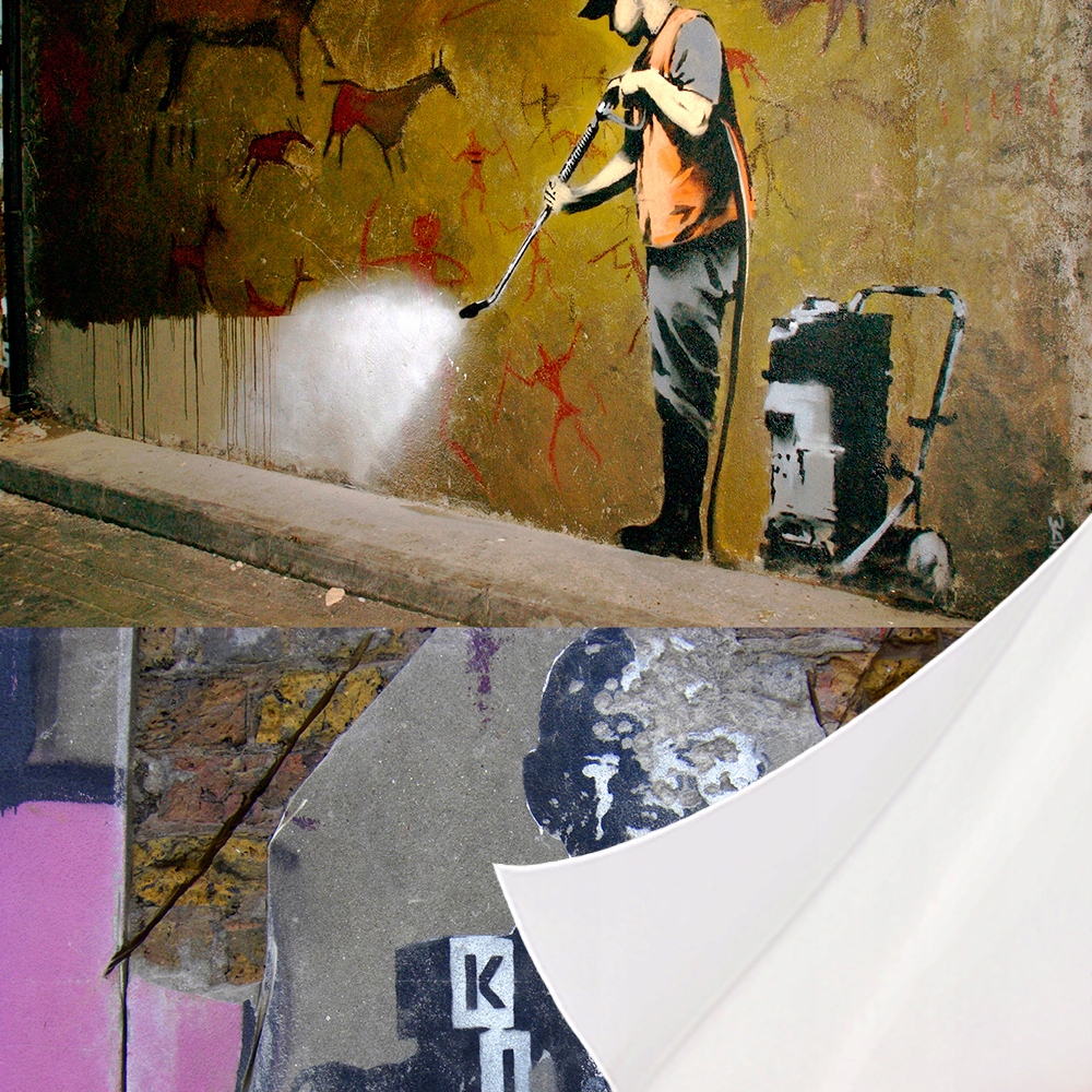 Samolepicí Tapeta 10 m Banksy f-A-0237-j-b