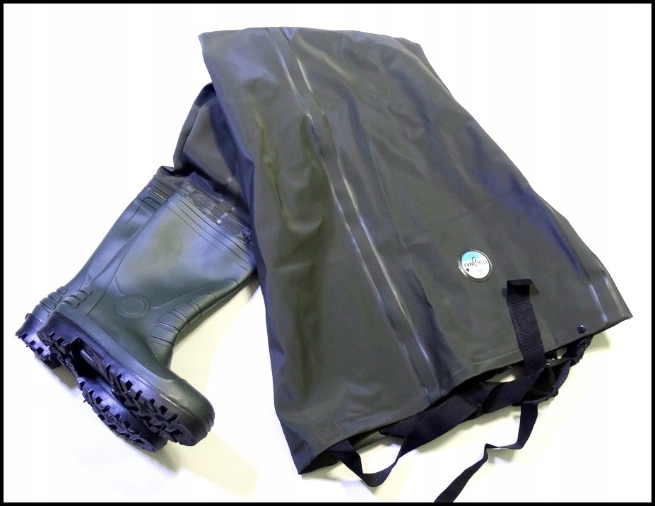 WODERY DŁUGIE SPODNIOBUTY WĘDKARSKIE GRUBSZE DOBRA JAKOŚĆ! Model Wędkarskie Wodery Spodniobuty PROS